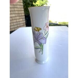 small vintage vase porcelain world of gifts imports Orchids And Gold Trim Japan